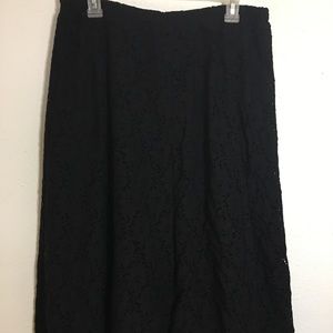 Black mid calf skirt by ETHYL